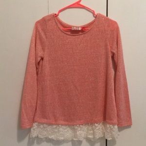 💓 So Girls Sparkle-Lace Tee!